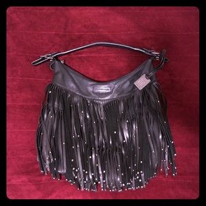 Frye Heidi Stud Fringe Hobo